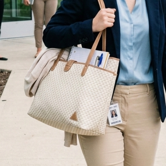 Vintage Handbags - Vintage Liz Claiborne Tote EUC 1984 😍